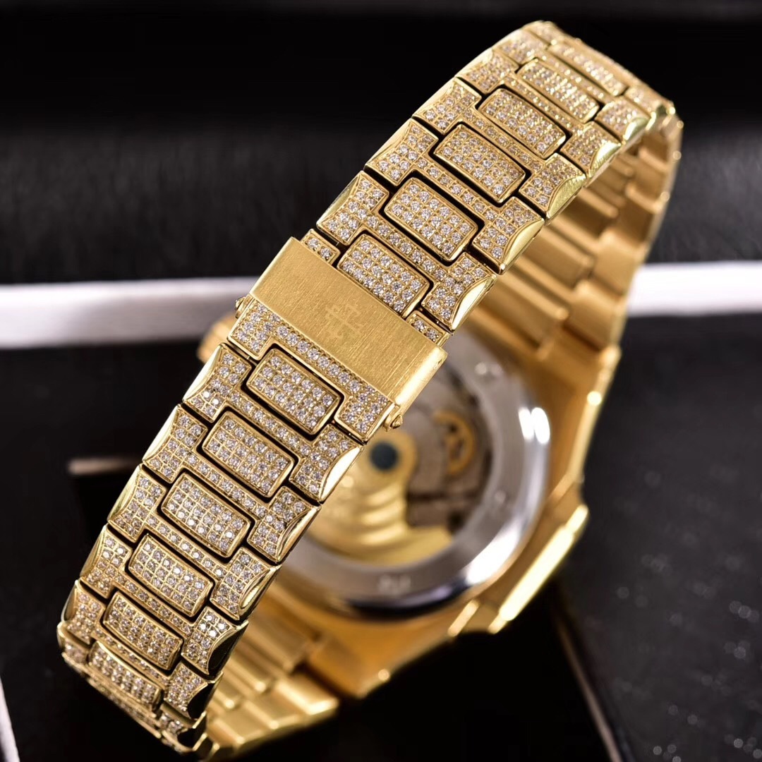 patek philippe iced out gold