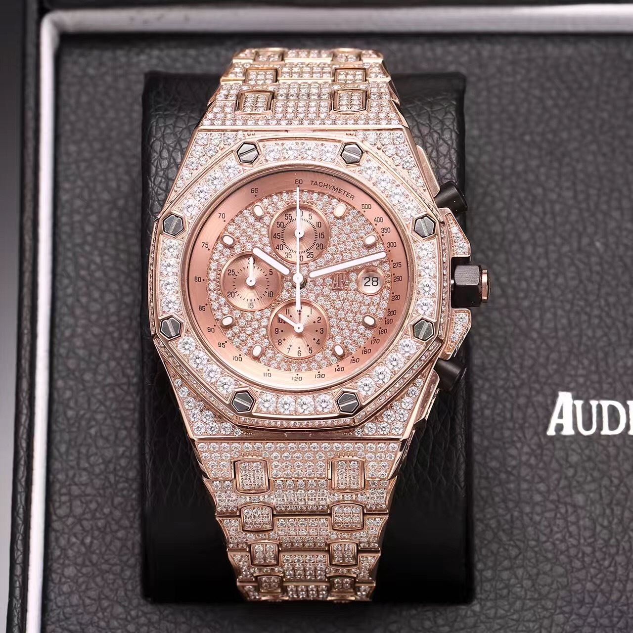 iced out watch ap