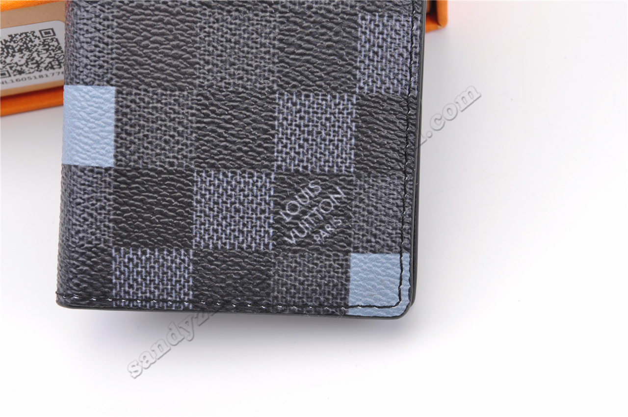 Louis Vuitton LV Damier Graphite Pixel Coated Canvas Pocket Organizer N60159