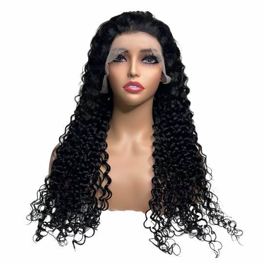 Water Wave Full Frontal Wig 13x4 Lace Front Water Wave Human Hair Wigs