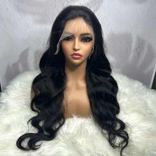 Transparent Lace Wig Ready Made Body Wave 13x4 Full Frontal Wig Human Hair Wigs