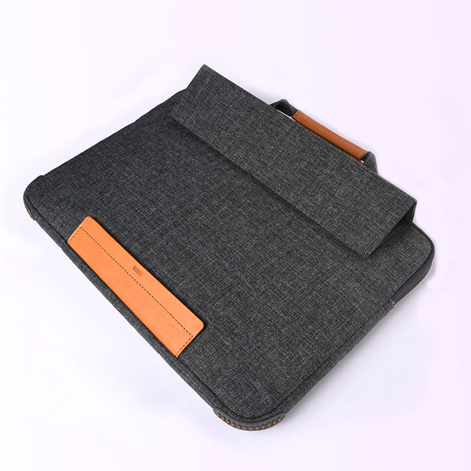 WIWU Laptop Sleeve MultiPockets Waterproof Nylon Notebook Bag for