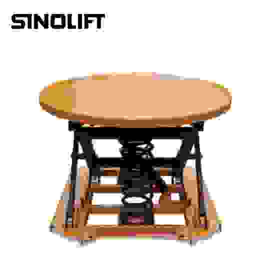 Sinolift SP500 SP1000 SP2000 Rotatable and safety spring lift table