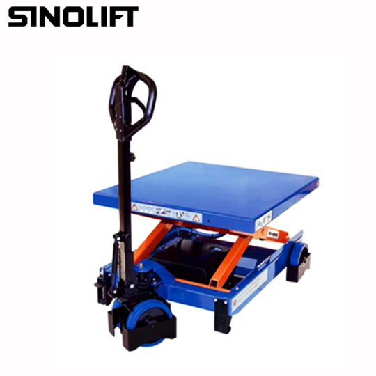 Sinolift ESS75 hydraulic ladder lift with electric power unit