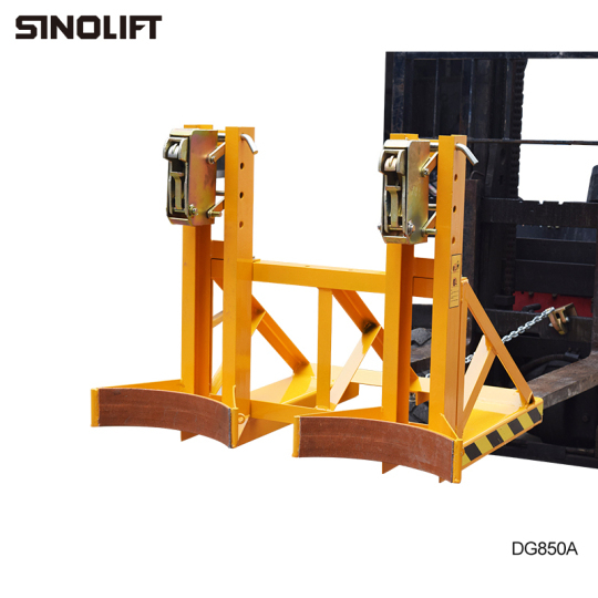 forklift drum rotator