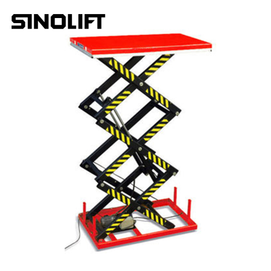 manual scissor lift trolley