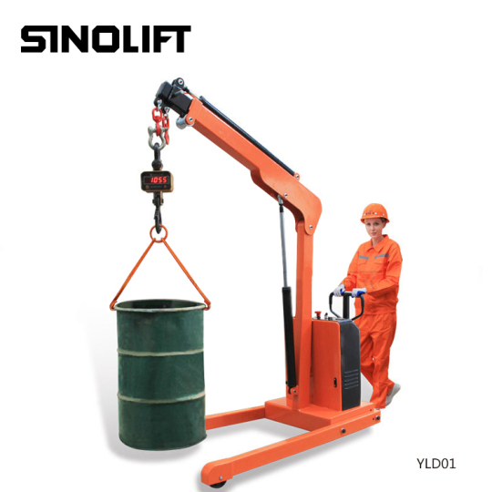 Sinolift YLD01/YLE01 Electric Straddle leg foldable shop crane