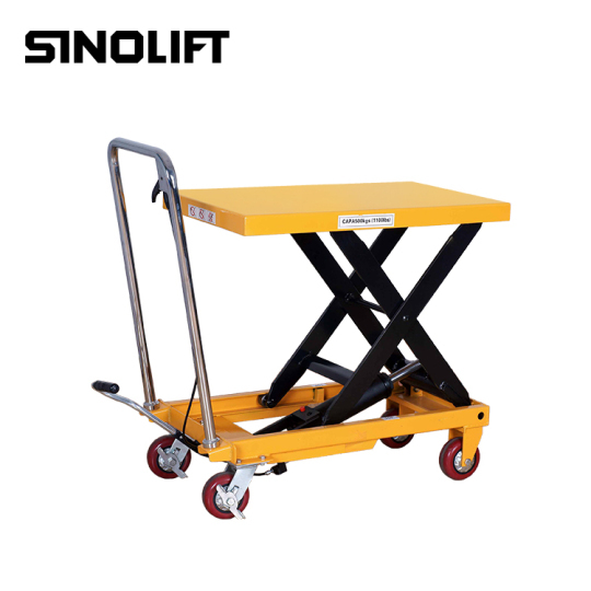 Sionlift PT series manual hydraulic lift platform truck
