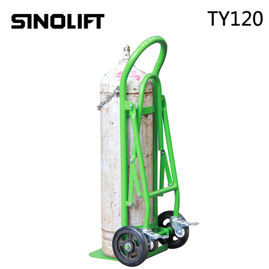SINOLIFT TY120 TY130 Carbon Steel Fold-down Cylinder Hand Truck