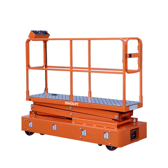SINOLIFT AMWP 1000 Series Electric Single Mast Aluminum Work Platform