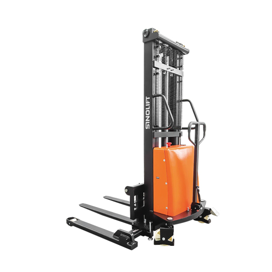 SINOLIFT SPN15-SL Wide Leg Pallet Stacker Semi-Electric Hydraulic Stacker