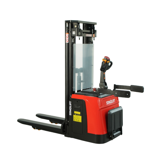 CDD16P-Li / CDD20P-Li Stand-On Pallet Stacker With Wide-View Mast