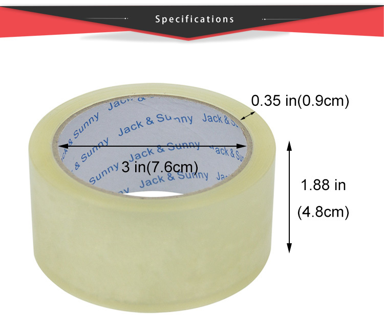 Extra Thick Low Noise Clear Packing Tape