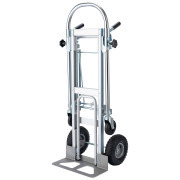LEADALLWAY Convertible Hand Truck Aluminum Heavy Duty 3-in-1 Hand Dolly 770lbs Capacity