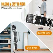 LEADALLWAY 5 Step Ladder with Handrails (Include Tool Tray+Bag) 330lbs Capacity