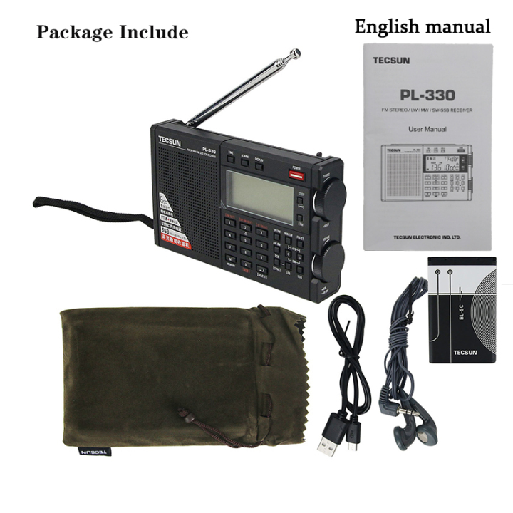 Tecsun PL-330 Radio FM/MW/SW/LW All Band Portable Radio 2020 New Receiver