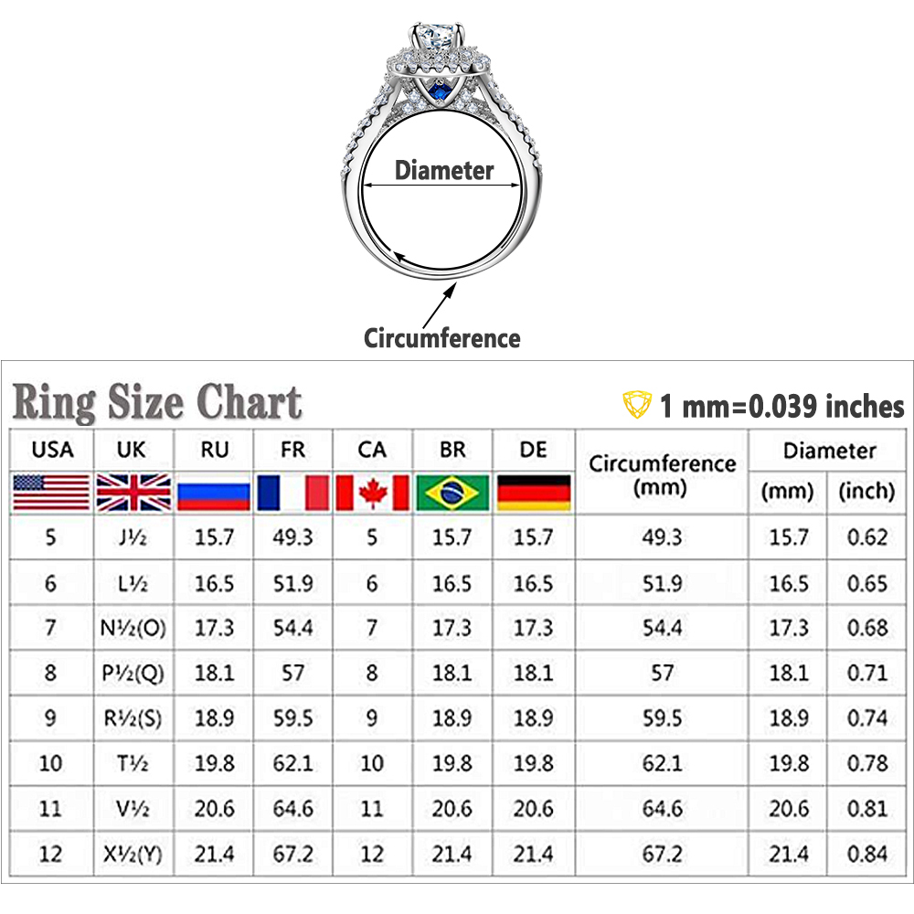 Ring Size - Diamond Collection