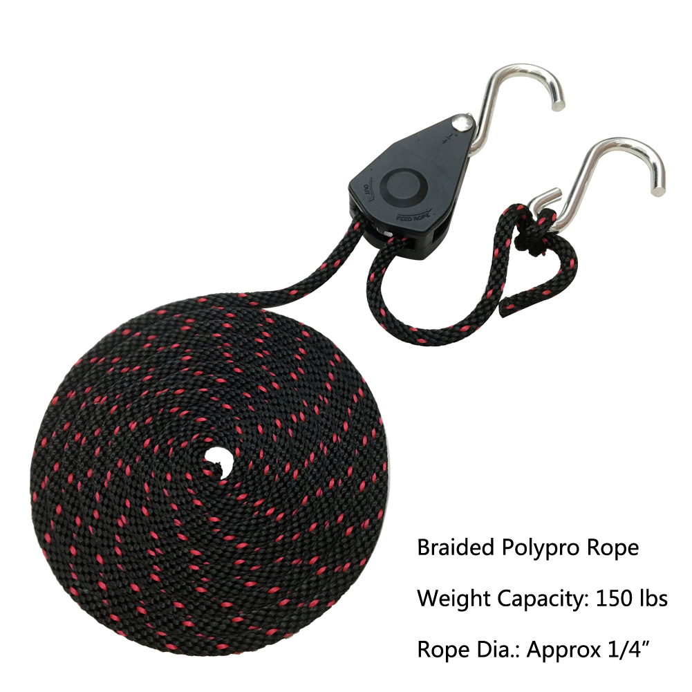 Ratchet / pulley for 6mm rope