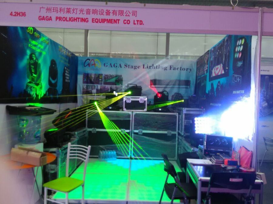 GAGA Light attend 2015 Prolight + sound exhibition in Guangzhou