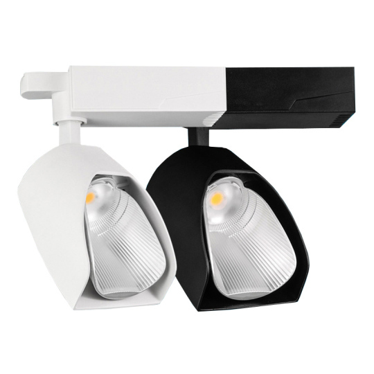 LED COB Track Lighting Ceiling Lamp Fixture 2-line Rail Side Light Clothes Store Style # A3073