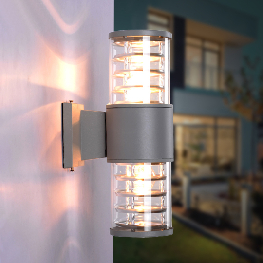 LED Outdoor Wall Sconces Up/Down Lamp Fixture Waterproof Light E27 Bulb Style # C0348