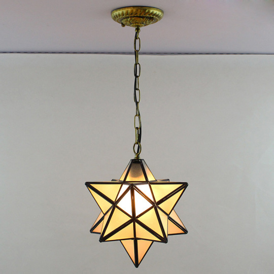 LED Ceiling Light Chandelier Pendant Lamp 8 inch/12 inch E27 Bulb Frosted Glass Lampshade Style # A0314B