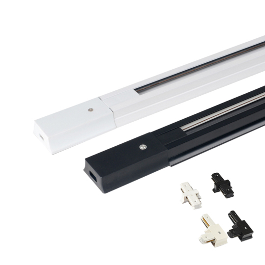 Strong Article Orbit Strip Rigid L Type(2-line) Track Rail System Bar Connector Included For LED Track Lighting Style # E05001