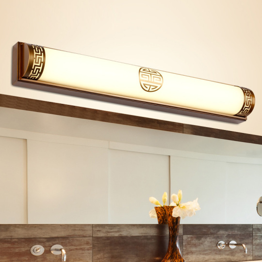 Chinese Retro LED Acrylic Wall Vanity Lamp Dresser Makeup Mirror Light Style # D10030