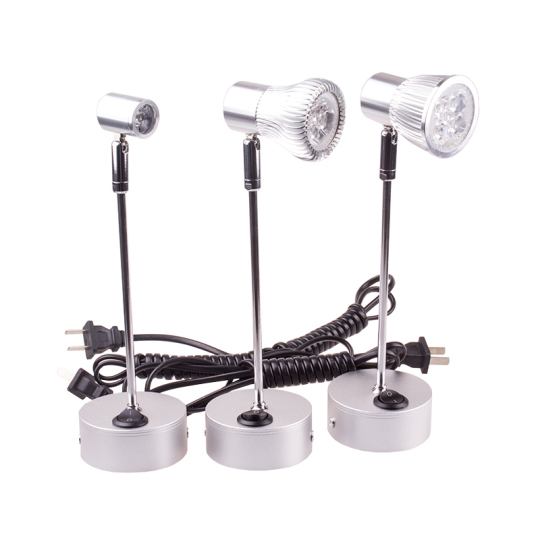 LED Pole Light Fixture Bedroom Reading Lamp Picture Spotlight Plug-in On/Off Switch Style # G01106