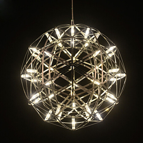 LED Ceiling Light Fixture Firework Pendant Lamp Ball-Shape Restaurant Soft White Style # A0312