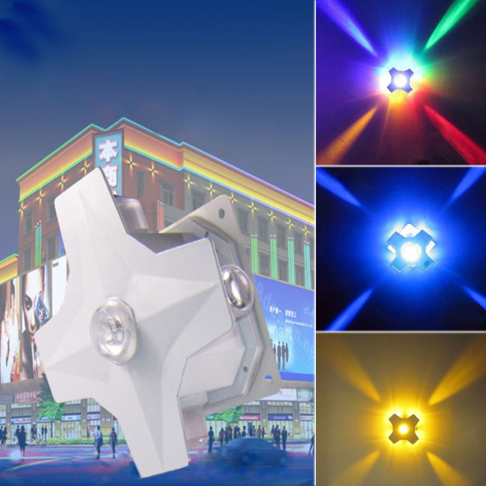 Star LED Outdoor Wall Sconces Light Fixture Billboard Hotel Lamp Style # C0303