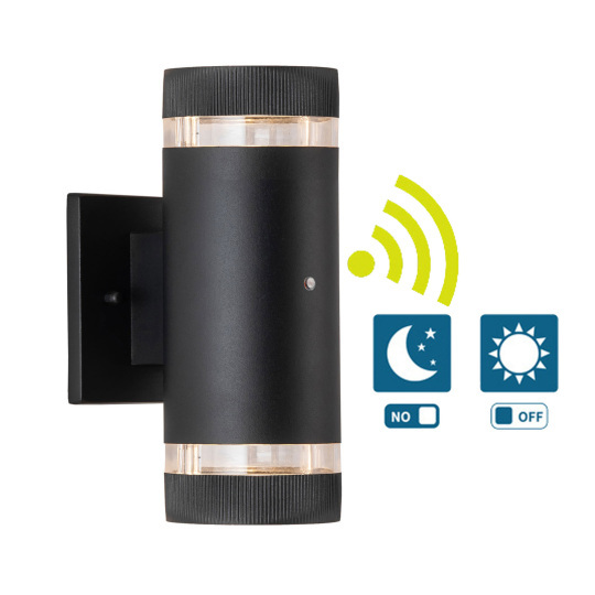 11W LED Dusk to Dawn Sensor Outdoor Wall Light Up Down Porch Light Fixture Door Style # C03158