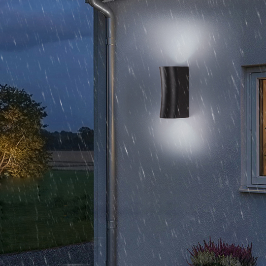 Outdoor 6W LED Wall Sconce Light Fixture Up/Down Lamp Waterproof Door Style # C0396