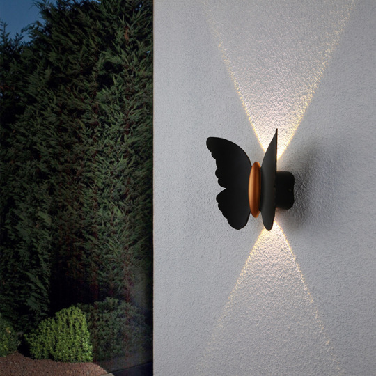 10W COB LED Outdoor/Indoor Wall Sconce Lamp Up/Down Butterfly Light Fixture Waterproof Style # C03174