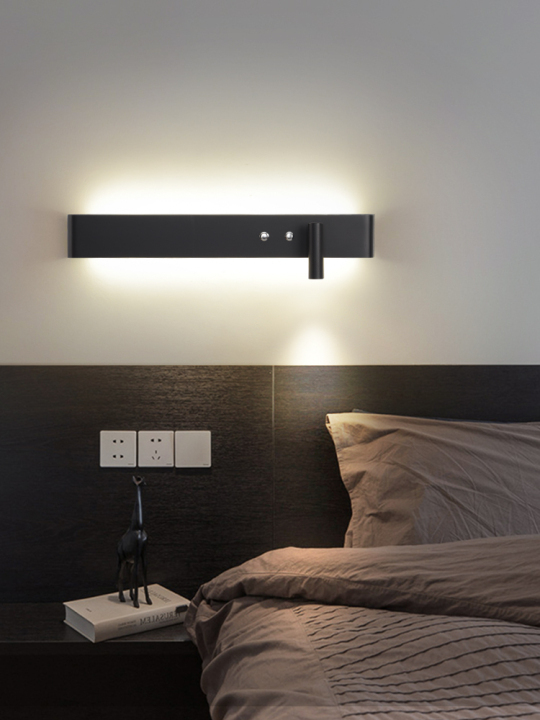 COB LED Lamp Wall Fixture Reading Light Rotatable Picture Spotlight Dual Switch # D22050