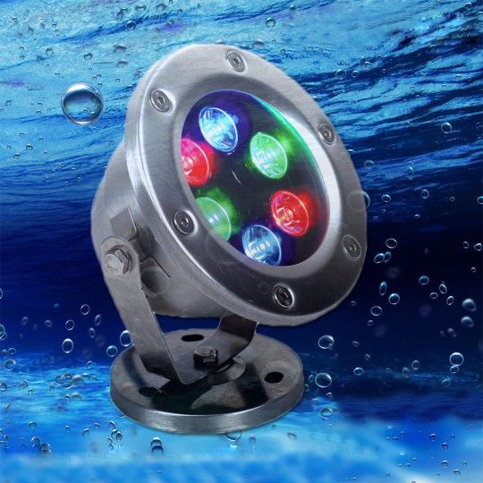 Outdoor LED RGB Color Change Flood Light Underwater Lamp Waterproof AC 12V/24V Style # C0202