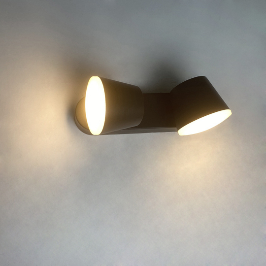 12W LED Outdoor/Indoor Wall Lamp Fixture Rotate Light Head Waterproof Surface Mounted Style # C03202