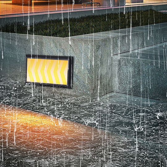 LED Outdoor Parking Light Steps Footlight Waterproof IP65 Signal Lamp Fixture Style # C3007