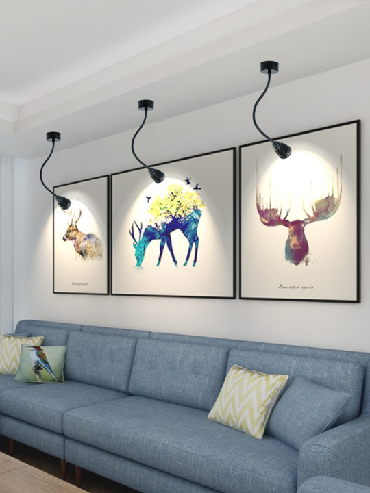 COB LED Bedroom Wall Lamp Ceiling Light Fixture Gooseneck Picture Spotlight Style # G01123