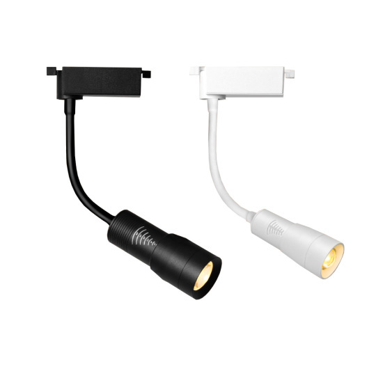 COB LED L Type Rail Track Light Beam Angle Zoomable Ceiling Fixtures Focus Lamp Style # G01124