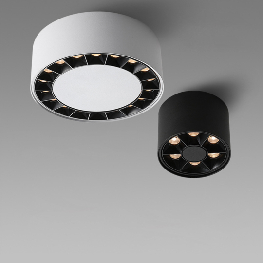 LED Circle Spotlight Wheel Shape Ceiling Lamp Living Room Anti-glare Downlight Light Fixture Style # A2022