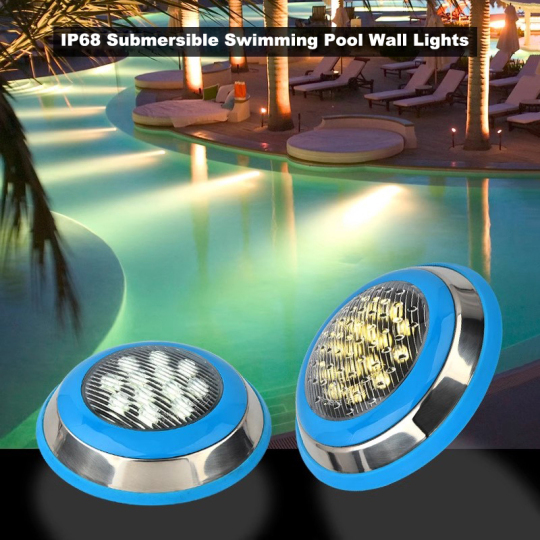 24V LED Outdoor Underwater Lamp Waterproof IP68 Submersible Swimming Pool Wall Lights Style # C0219