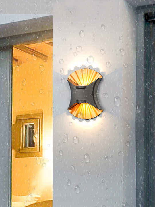 10W COB LED Outdoor Wall Lanterns Up Down Shell Shape Lamp IP67 Waterproof Light Fixture Style # C03212