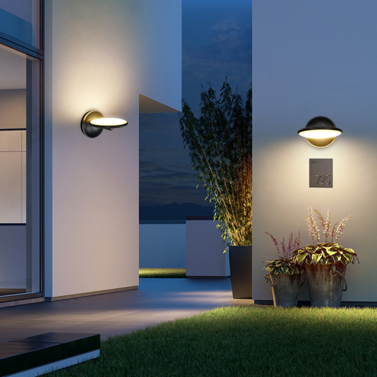 12W COB LED Waterproof Outdoor Wall Light Rotatable Bedroom Bedside Lamp Fixture Style # C03213