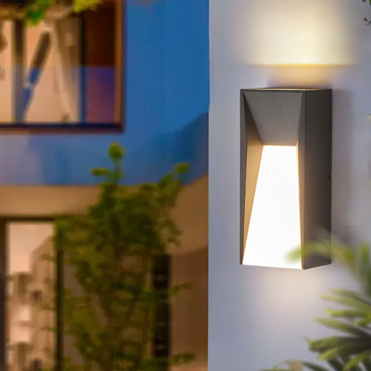 18W COB LED Outdoor Wall Lamp Waterproof Yard Porch Light Fixture Up/Down Lighting Style # C03219