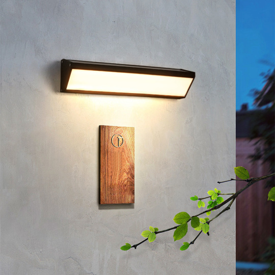 COB LED Linear Outdoor Wall Light Garden Waterproof Porch Doorway Lamp Fixture Style # C03220
