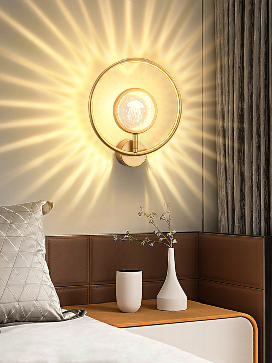 14W LED Surface Mounted Wall Lamp Bedroom Crystal Ball Rotatable Sun Light Fixture Style # D21005