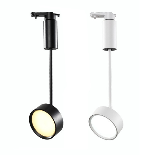 12W LED Rail Ceiling Light 2-Line Track Lamp Fixture Long Rod Swivel Spotlight Style # A3106