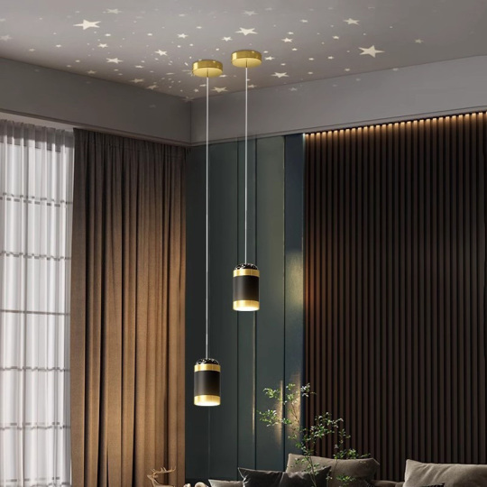 6W LED Stars Pendant Lamp Living Room Hanging Ceiling Light Fixture Triple Color Style # H001015