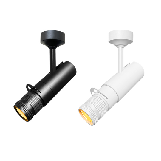 COB LED Zooming Ceiling Light 5-Grade Aperture Wall Lamp Fixture Focus Spotlight Style # A3110